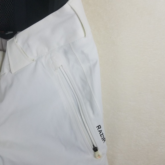 KJUS FAST 120 Ski Snowboard Pants Womens XS White Waterproof Insulated - Picture 3 of 10